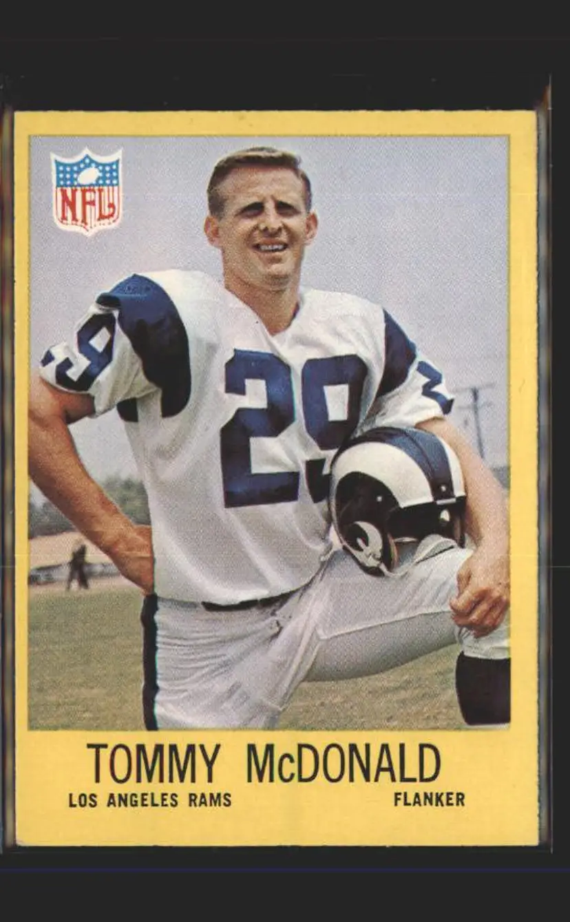 1967 Philadelphia #91 Tommy McDonald - (137) - Los Angeles Rams