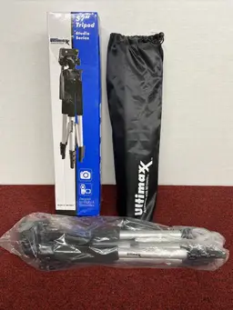 Professional 57-inch Panhead Tilt Motion 3-way Tripod Stand for All DSLR Cameras