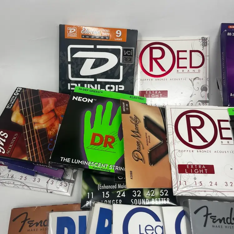 Lot Of 35 Packs Of Guitar Strings