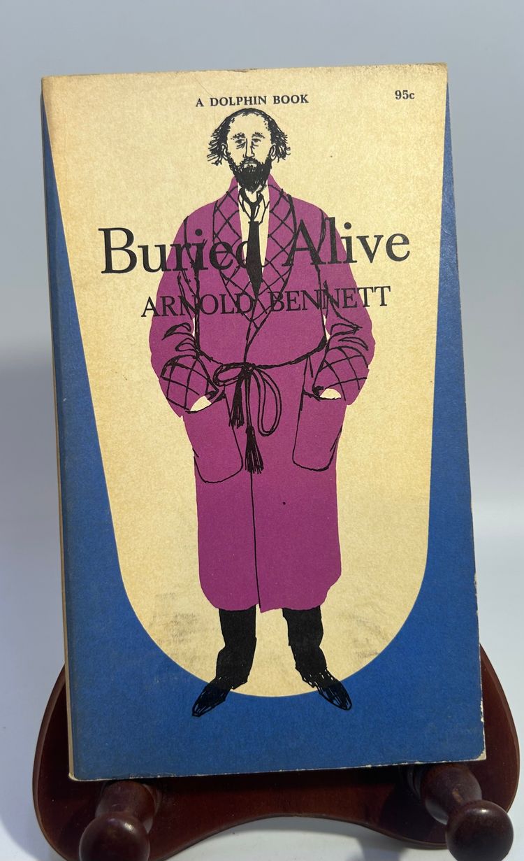 Vintage 'Buried Alive' Arnold Bennett Paperback Book 1976 Dolphin Books