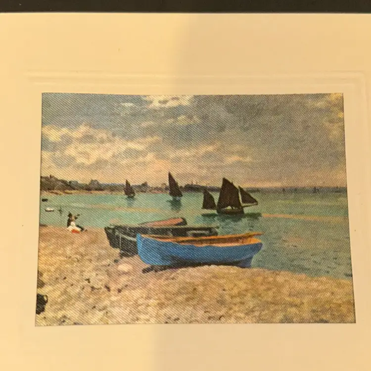 #01 Vintage Monet Postcard ( 1840-1926) And Written In From June 2