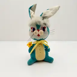Dream Pets Vintage Blue Stuffed Bunny Toy