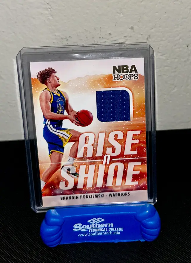 2023-24 NBA Hoops Brandin Podziemski Warriors Relic Card