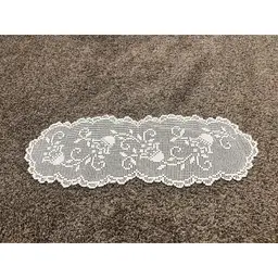 Vintage Crocheted Dresser Scarf