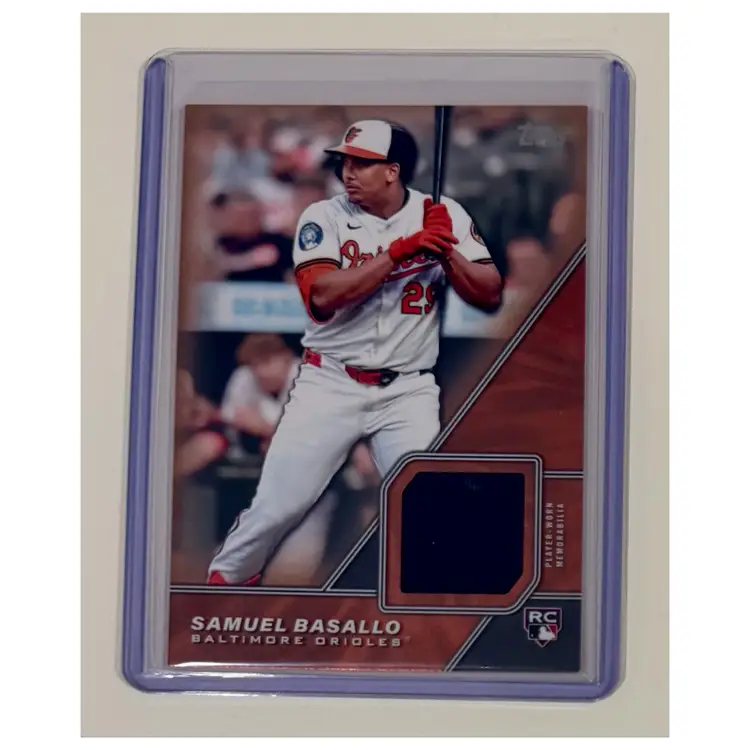 Samuel Basallo RC Major League Material Gold /50 Baltimore Orioles