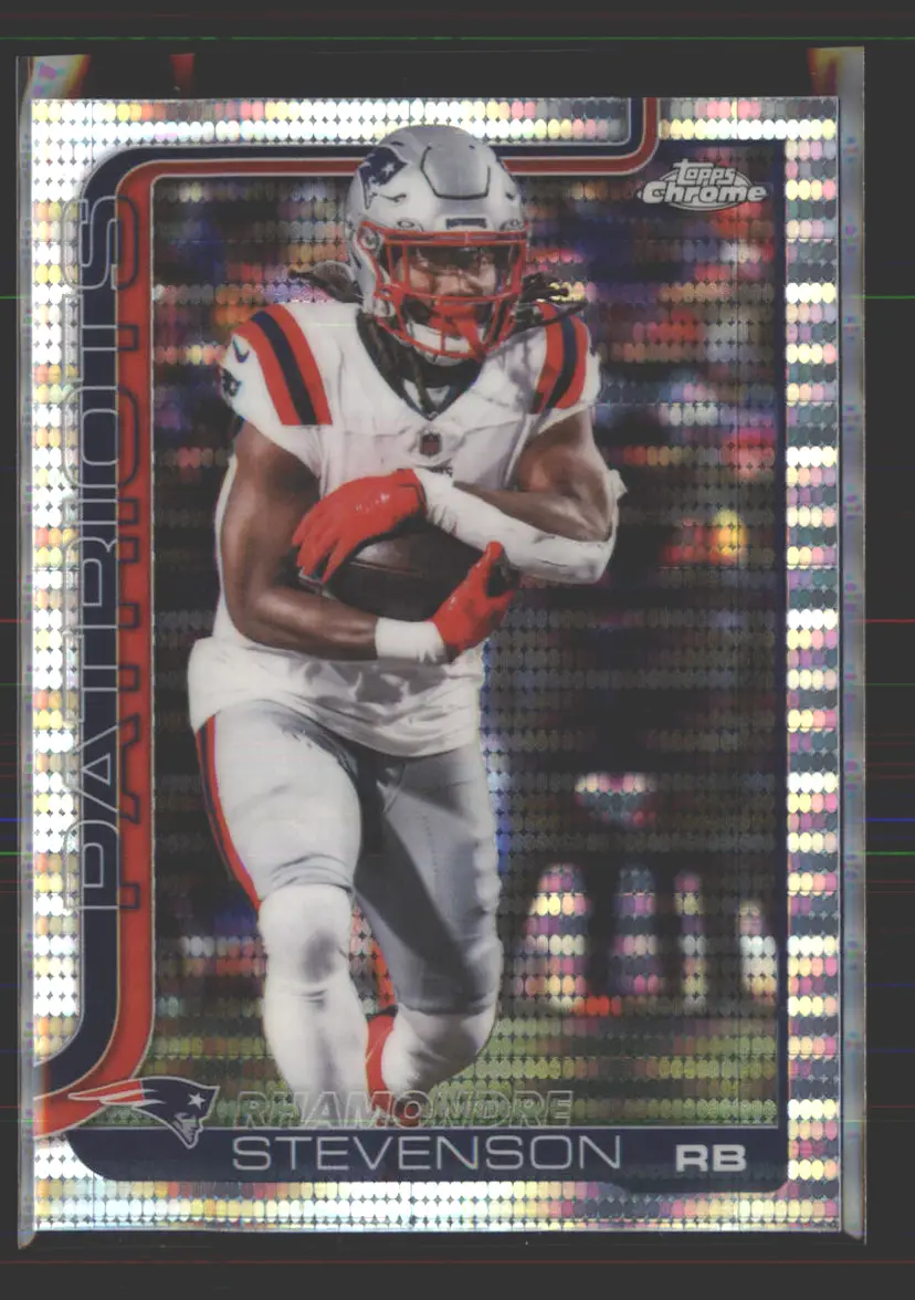 Rhamondre Stevenson 2025 Topps Chrome Pulsar #210 - (142) - New England Patriots