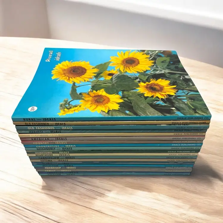 Lot of 19 Vintage 60s-70s Ideals Magazines Americana Editions.