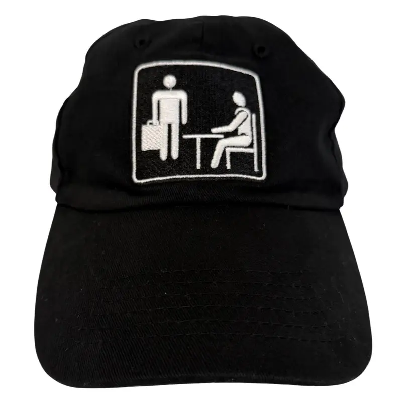 The Office Embroidered Logo Classic Dad Unisex Black Adjustable Hat by Funko