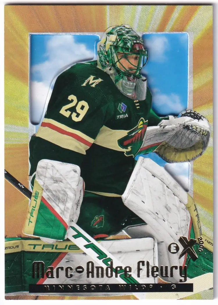 2023-24 E-X2000 #81 Marc-Andre Fleury Minnesota Wild Hockey Card