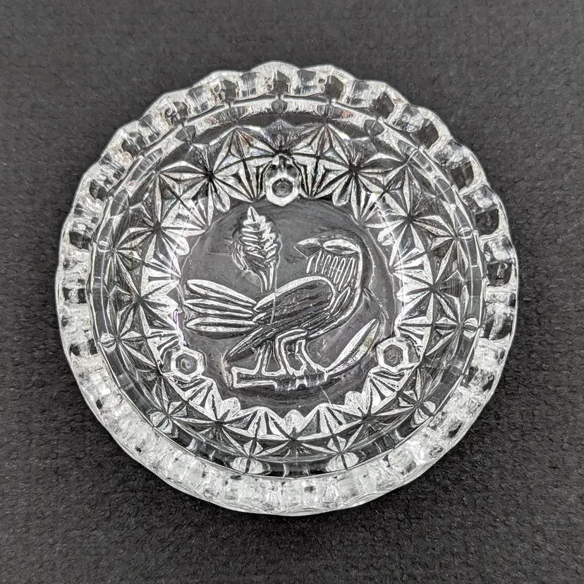 Hofbauer Byrdes Bird Crystal Trinket / Salt Dish