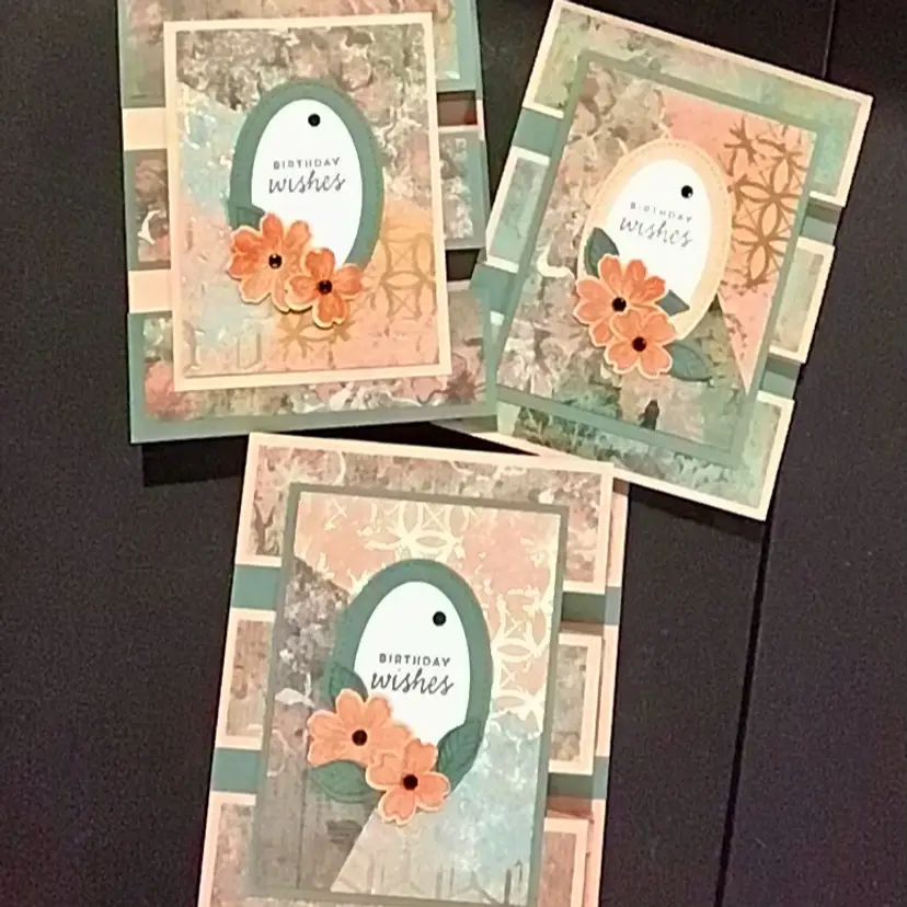 Single Birthday Z-fold Card with envelope.