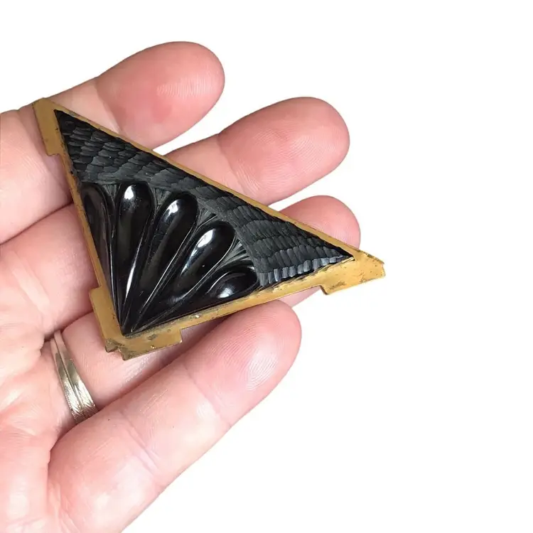 Vintage Art Deco Plastic Dress clip