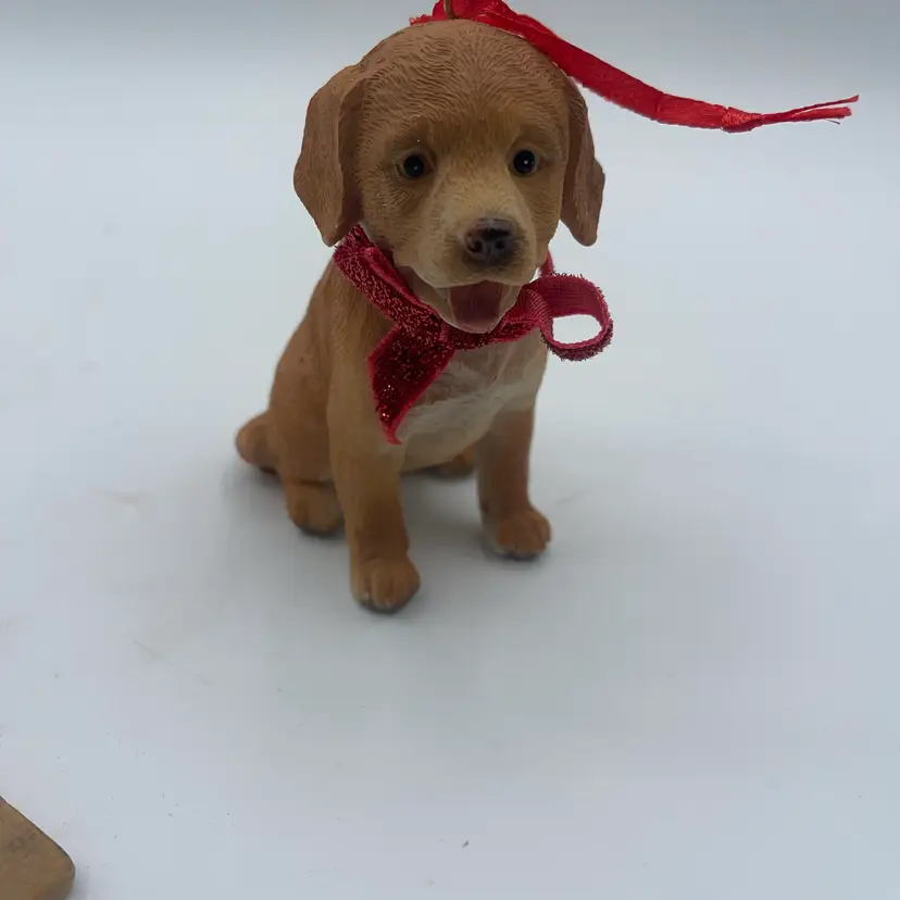 resin Dog/puppy Ornament 4”