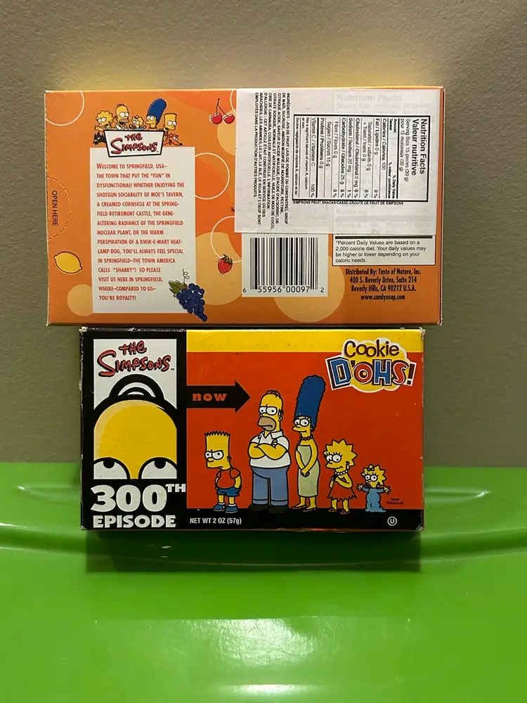 The Simpsons Fruit Snacks & Cookies 