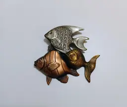 Trifecta of Fish Pin