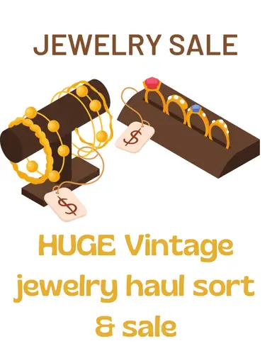 Huge Vintage Jewelry haul Sale