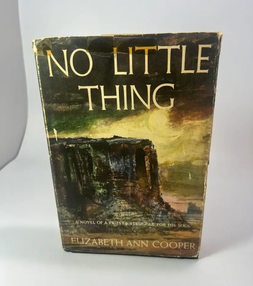 Vintage 'No Little Thing' by Elizabeth Ann Cooper Hardcover 1960 Doubleday