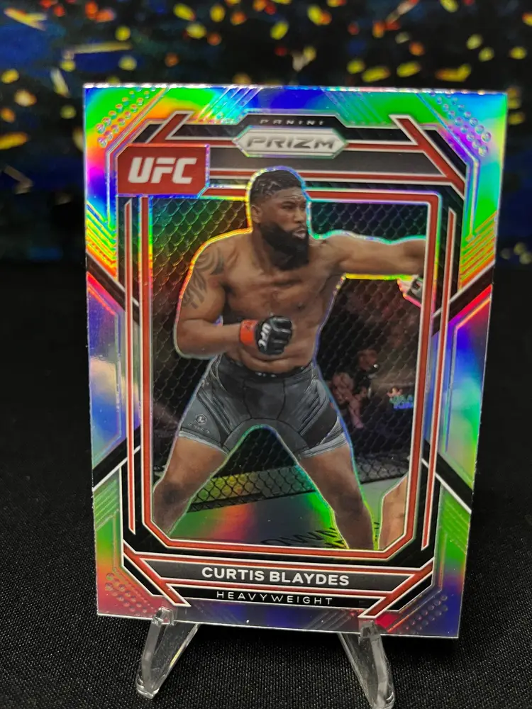 2023 UFC Curtis Blaydes Prizm Silver Card