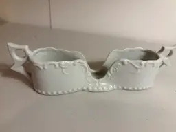 Vintage white porcelain utensil holder