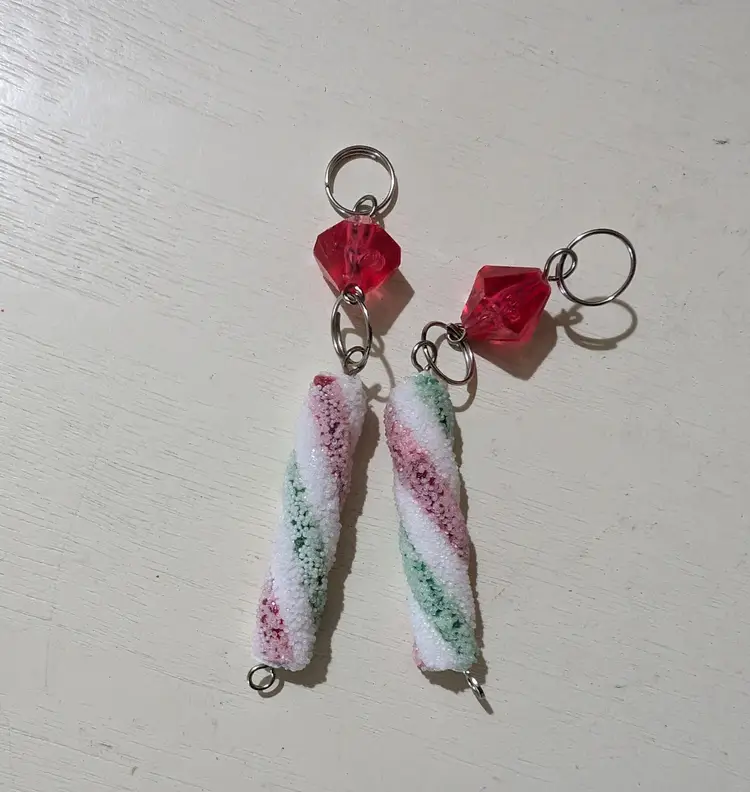 Handmade Sugary Candy Christmas Ornaments Set