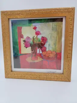 Colorful Still Life Framed Art Print