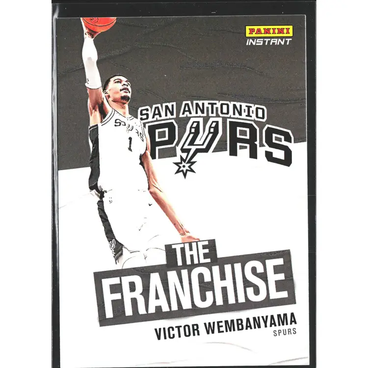 VICTOR WEMBANYAMA Panini Instant THE FRANCHISE Spurs Limited Edition 1/234 total made! Wemby Basketball Card