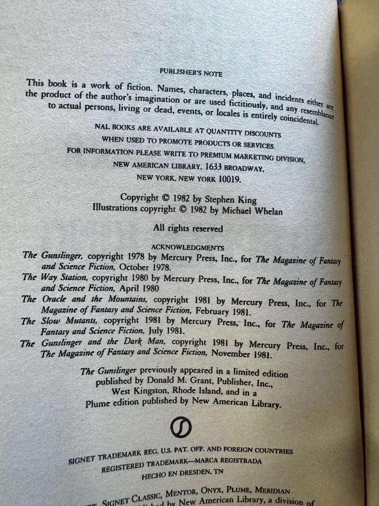 The Dark Tower - Stephan King