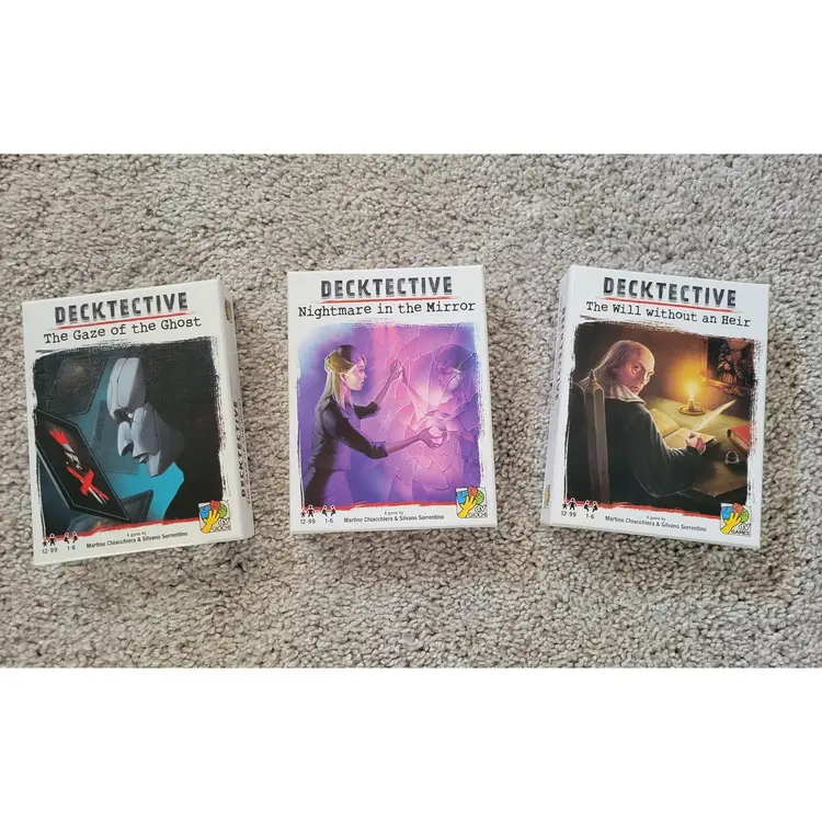Decktective Mystery Games - 3 Scenarios