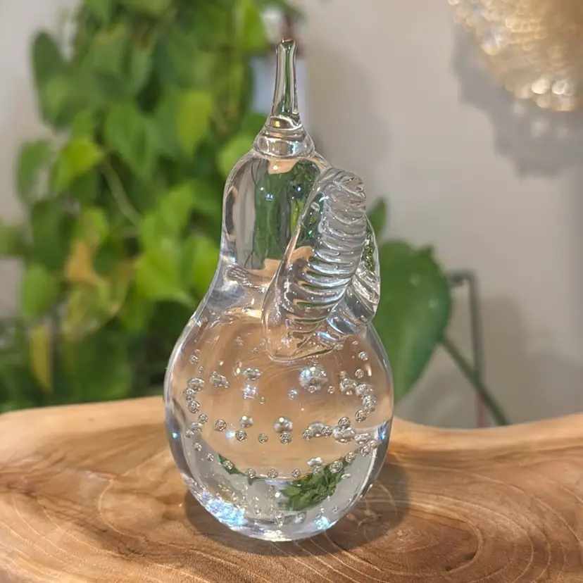 4.5” Glass Pear