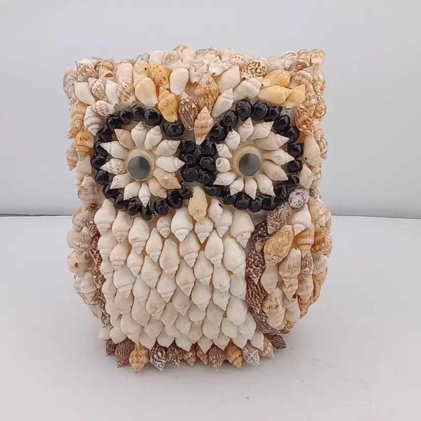 Shell-covered owl