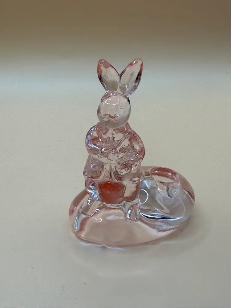 Williams Sonoma Easter Bunny Rabbit Band Tiny Taper Candle Holders Set Of 4