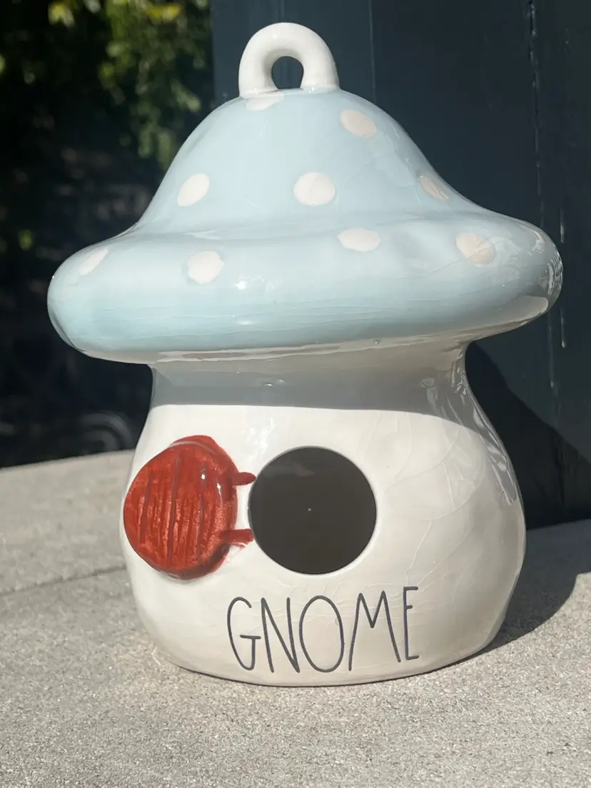 Rae Dunn Mushroom 🍄 Birdhouse Gnome