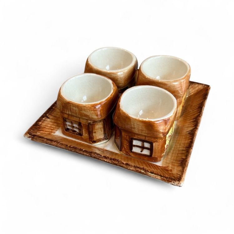 Price Kensington Cottage Ware Egg Cup Tray Set