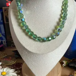 Green Beaded Necklace