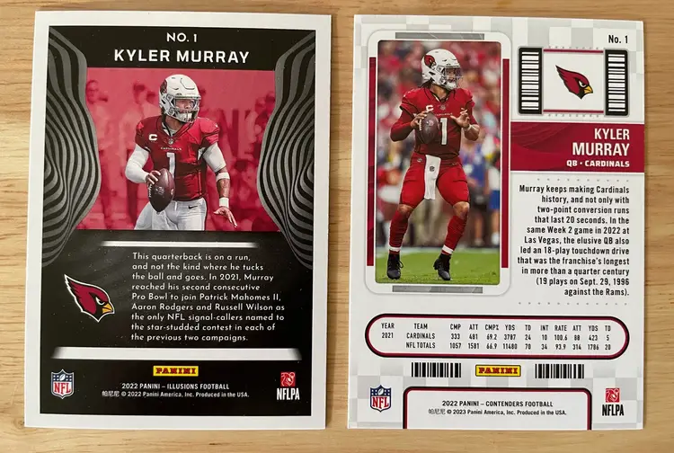 Kyler Murray Arizona Cardinals Card Lot (2)
