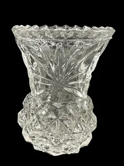 Vintage Clear Glass Toothpick Holder