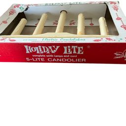 Vintage- Used Holiday Lite 5-Lite Candolier