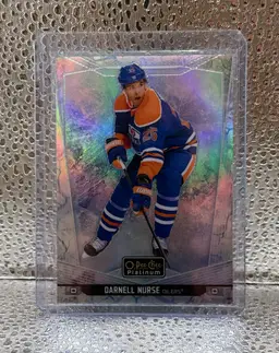 Darnell Nurse - 2024-25 O-Pee-Chee Platinum - Arctic Freeze /99 - Edmonton Oilers