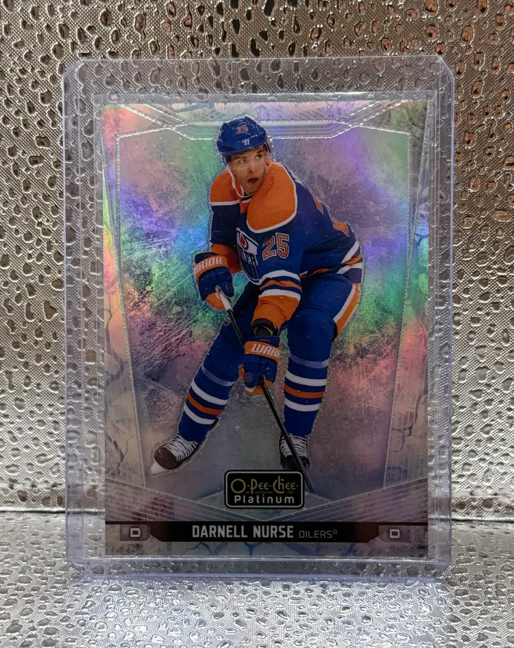 Darnell Nurse - 2024-25 O-Pee-Chee Platinum - Arctic Freeze /99 - Edmonton Oilers