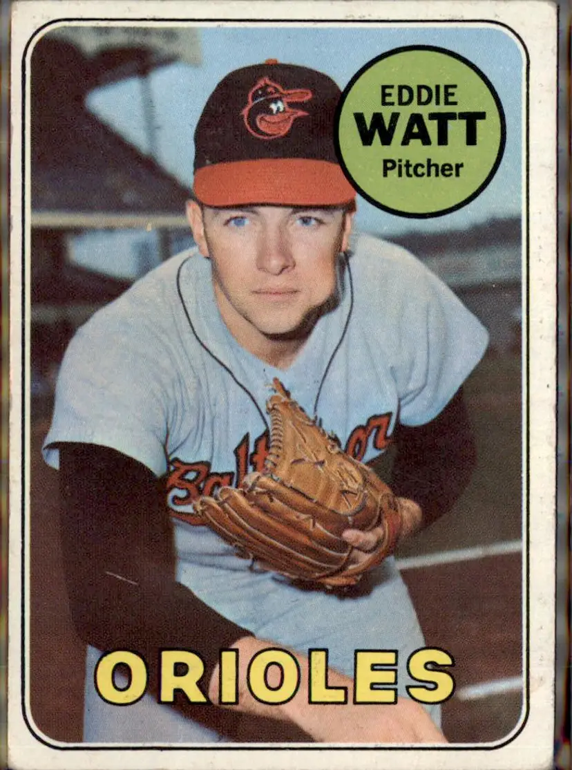 1969 Topps #652 Eddie Watt - (pk3) - Baltimore Orioles