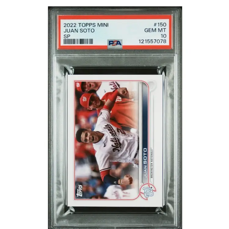 Juan Soto 2022 Topps Mini SP #150 PSA 10