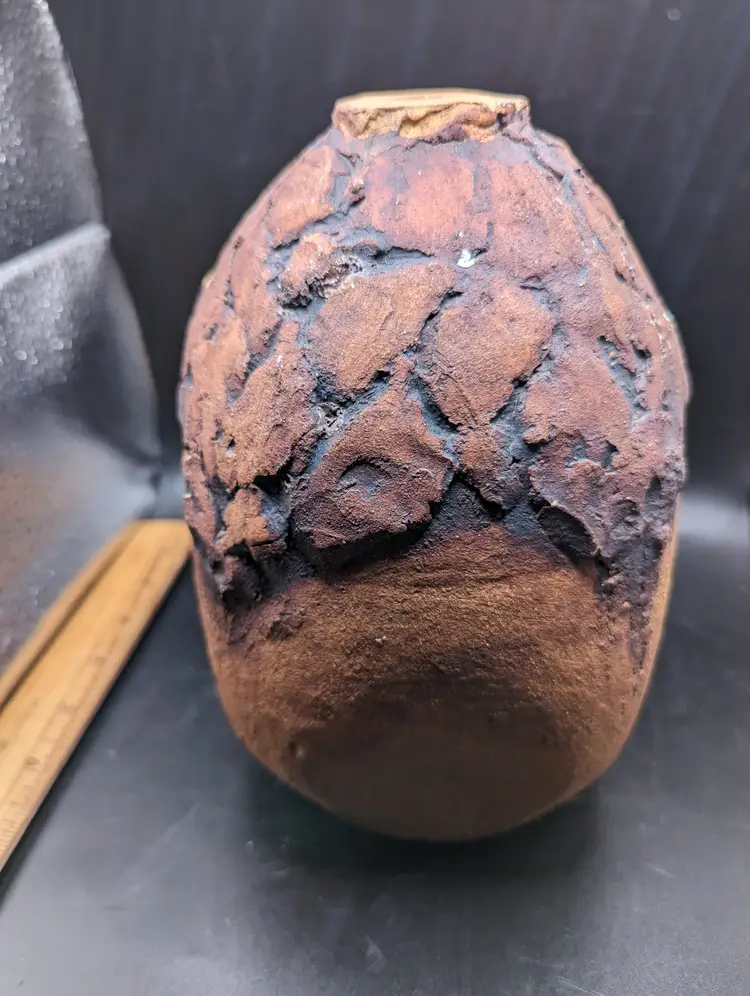 Mid Century Carol Commins Style Arizona  American Studio Art Craft Pottery Vessel