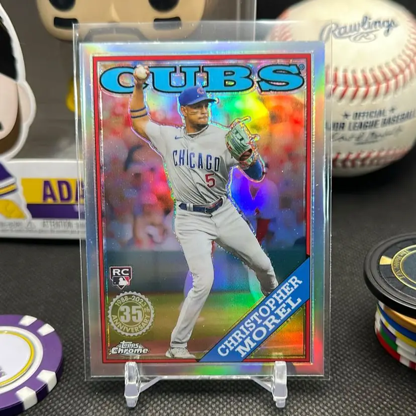 Christopher Morel 2023 Topps Chrome 1988 Insert RC Chicago Cubs