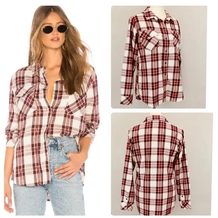 NWT SANCTUARY BOYFRIEND FOR LIFE BUTTON UP LONG SLEEVE 2X