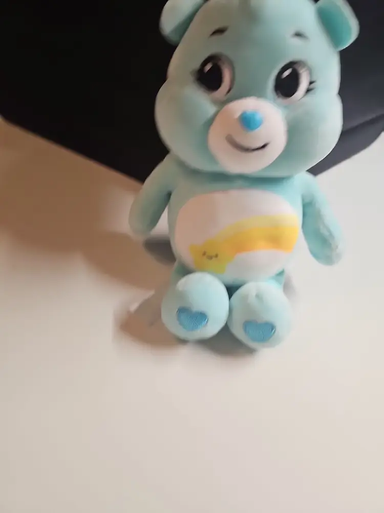 9" Care Bears Blue Wish Bear Stuffed Bean Shooting Star Plush (2021)