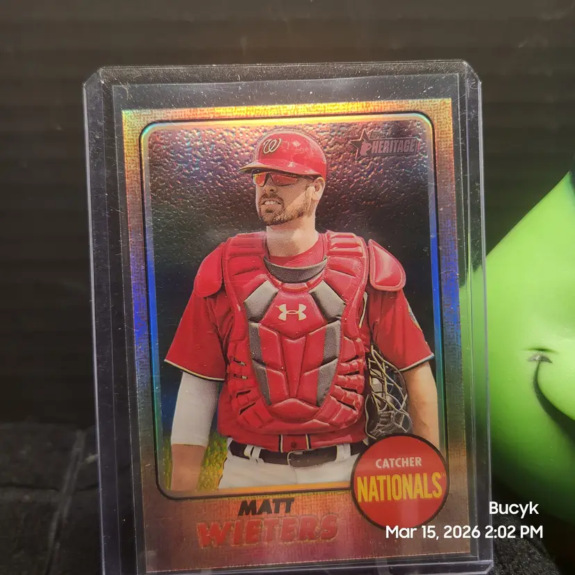 2017 Topps Heritage Chrome - Matt Wieters Washington Nationals 156/568