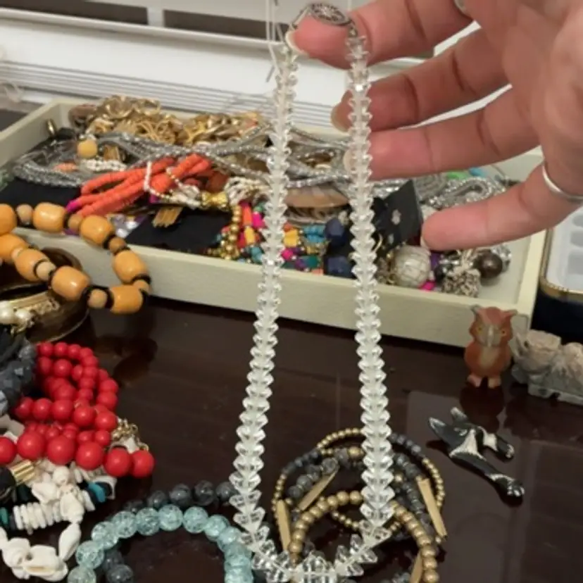 Quartz Graduated Necklace