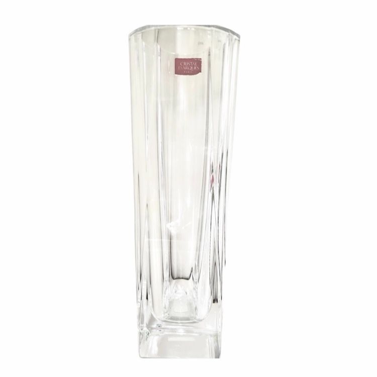 VINTAGE CRYSTAL VASE 
By Cristal D'Arques France 
(1970-1999)