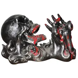 Skull Wine Bottle Holder Halloween Decor