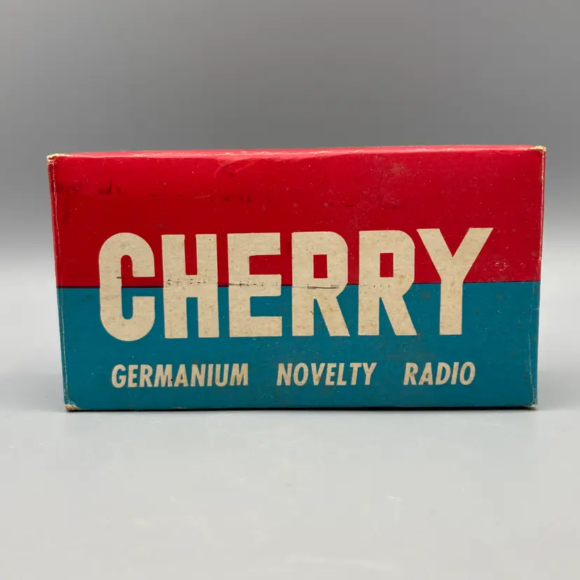 Vintage 1950s-1960s Cherry Transistor Geranium Radio Novelty Original Box Japan NOT TESTED